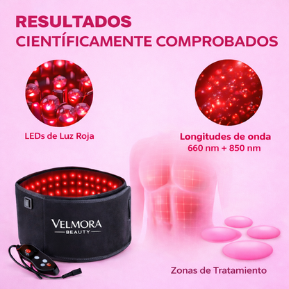 Velmora Alleva - Cinturón de terapia con luz roja