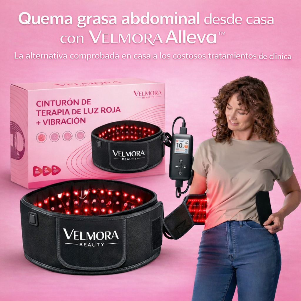 Velmora Alleva - Cinturón de terapia con luz roja