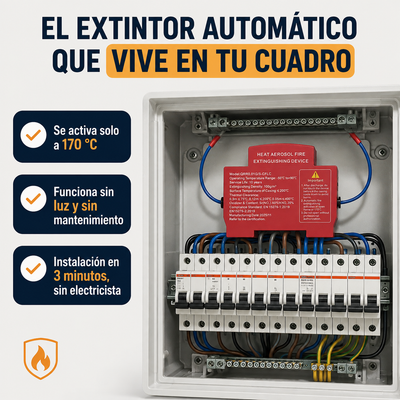 IGNEX — El extintor automático que vive dentro de tu cuadro eléctrico