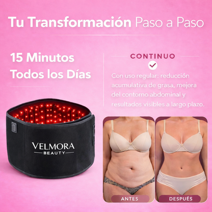 Velmora Alleva - Cinturón de terapia con luz roja